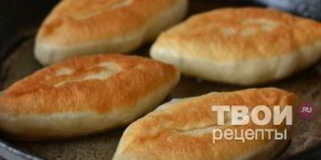 Рецепт жареных пирожков с луком и яйцом