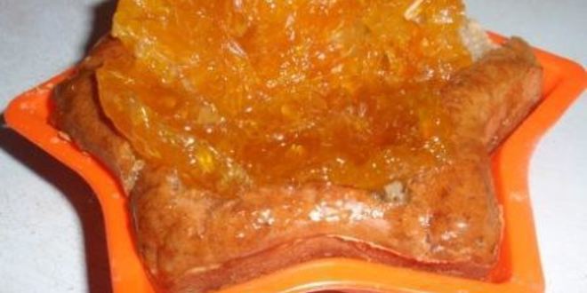 Рецепт бананова-творожных пирожные с мандариновыми цукатами