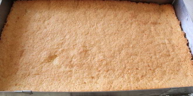 Рецепт бананового пирожного