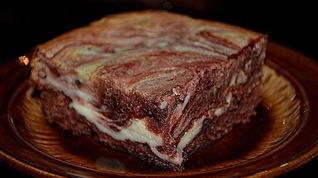 Рецепт Брауни Красного бархат с прослойкой