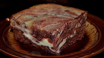 Рецепт Брауни Красного бархат с прослойкой