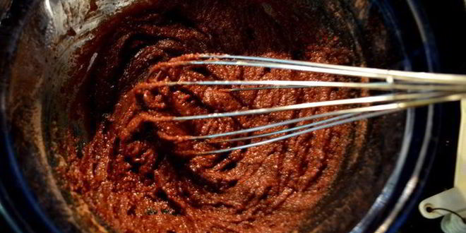 Рецепт брауни красного бархат с прослойкой