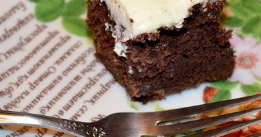 Рецепт Брауни с какао, орешками и маскарпоне