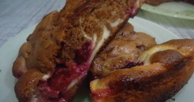 Рецепт Брауни с творогом и вишней