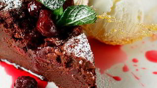 Рецепт Брауни с вишневой прослойкой