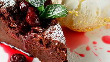 Рецепт Брауни с вишневой прослойкой