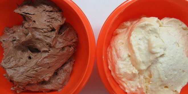 Рецепт елочки из пирожных шу с пломбирным кремом