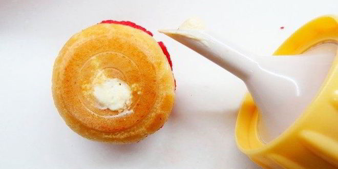 Рецепт елочки из пирожных шу с пломбирным кремом