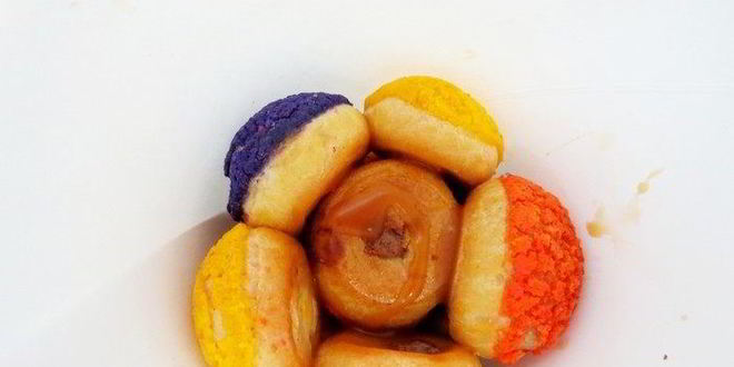 Рецепт елочки из пирожных шу с пломбирным кремом