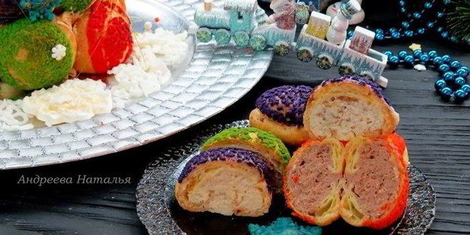 Рецепт елочки из пирожных шу с пломбирным кремом