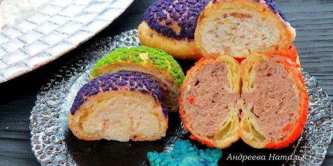 Рецепт елочки из пирожных шу с пломбирным кремом