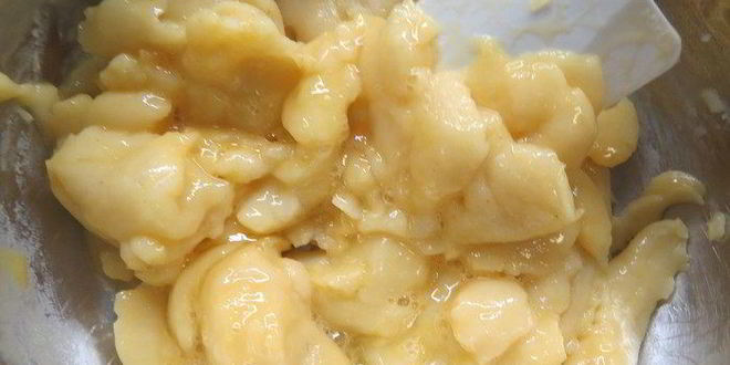 Рецепт елочки из пирожных шу с пломбирным кремом