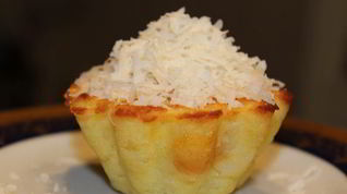 Рецепт Картофельно-сырного пирожное с курицей