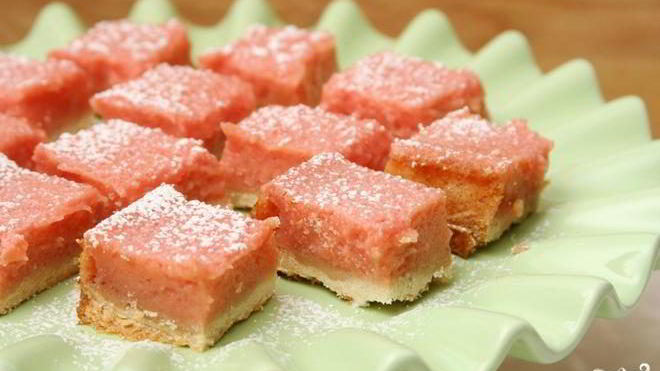 Рецепт лимонно-клубничных пирожные