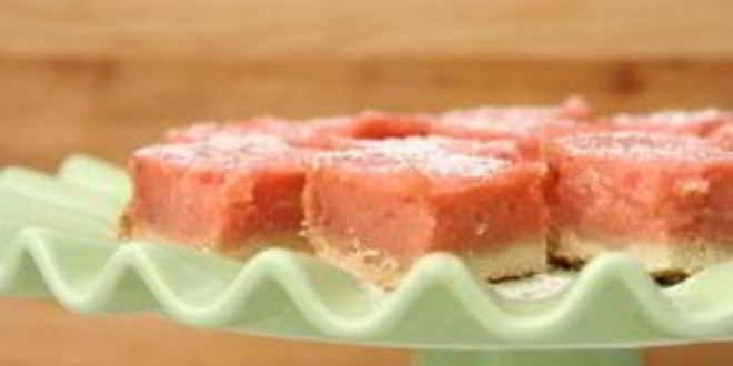 Рецепт лимонно-клубничных пирожные