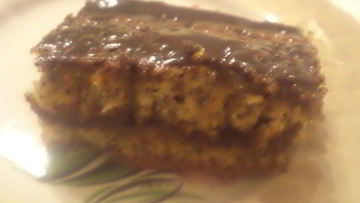 Рецепт Маковых пирожных с шоколадно-медовой глазурью