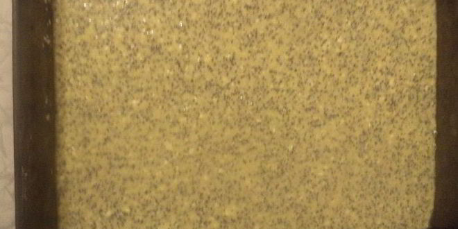 Рецепт маковых пирожных с шоколадно-медовой глазурью