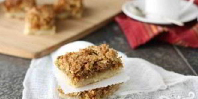 Рецепт овсяных пирожных с орехами и изюмом