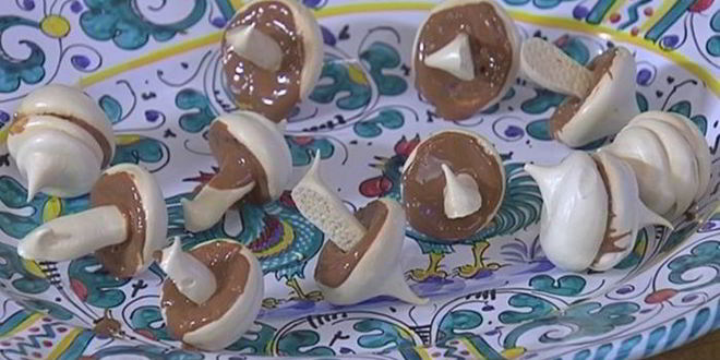 Рецепт пирожного грибочки