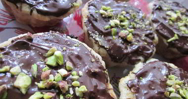 Рецепт Пирожного с банановой начинкой и горьким шоколадом