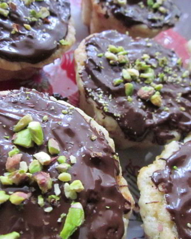 Рецепт пирожного с банановой начинкой и горьким шоколадом