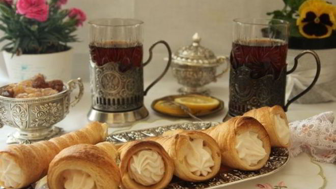 Рецепт пирожного трубочка с кремом