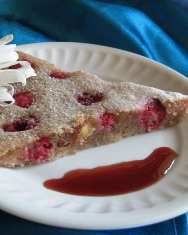 Рецепт пирожных финансье с малиной