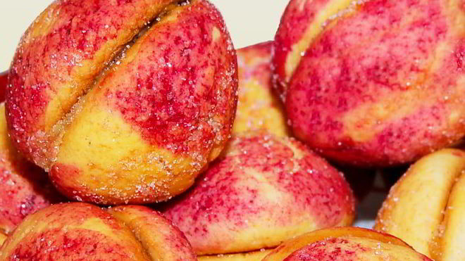 Рецепт пирожных персиков