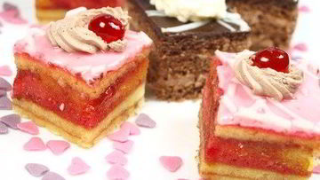 Рецепт Пирожных с клюквой