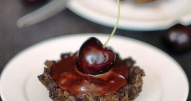 Рецепт Шоколадна-вишневых пирожные