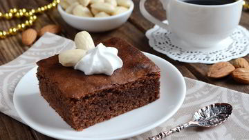 Рецепт Шоколадных пирожных со вкусом миндаля