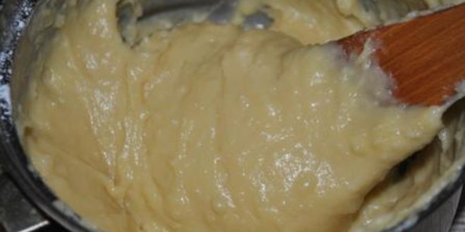 Рецепт швейцарских заварных пирожных с яблочным кремом