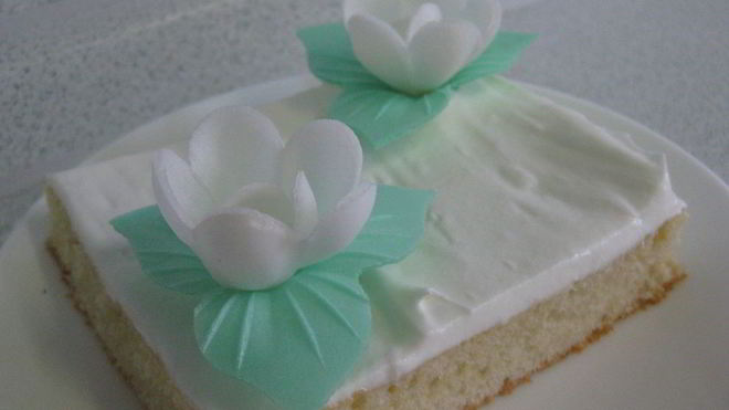 Рецепт цветущих пирожных