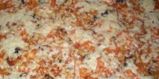 Рецепт Быстрой пиццы из наливного теста