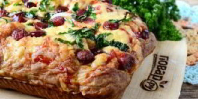 Рецепт быстрой пиццы