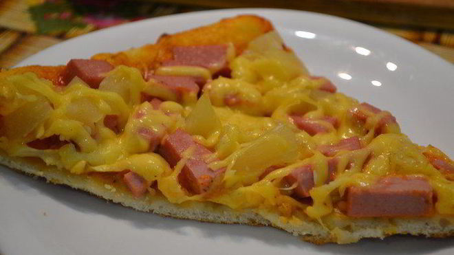 Рецепт гавайской пиццы