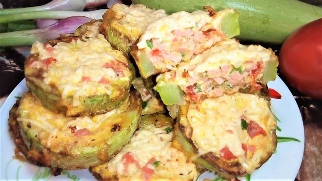 Рецепт мини пицца из кабачков