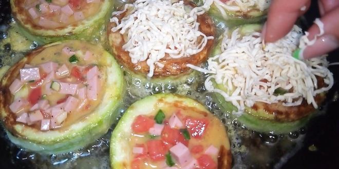 Рецепт мини пицца из кабачков