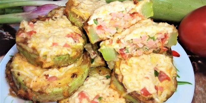 Рецепт мини пицца из кабачков