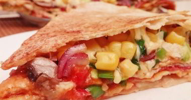 Рецепт Многослойной экспресс-пиццы на сковороде