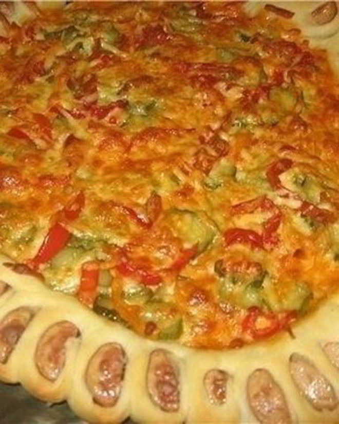 Рецепт необычной пиццы