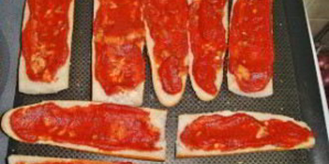 Рецепт пиццы-багета