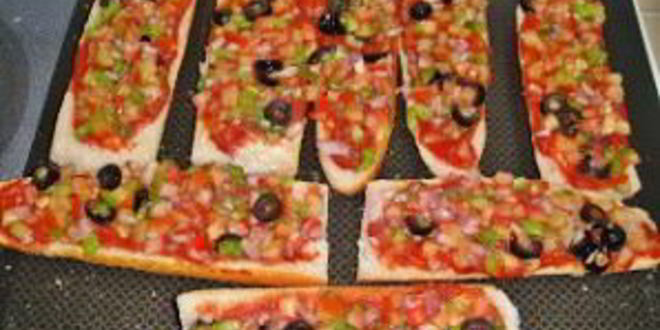 Рецепт пиццы-багета