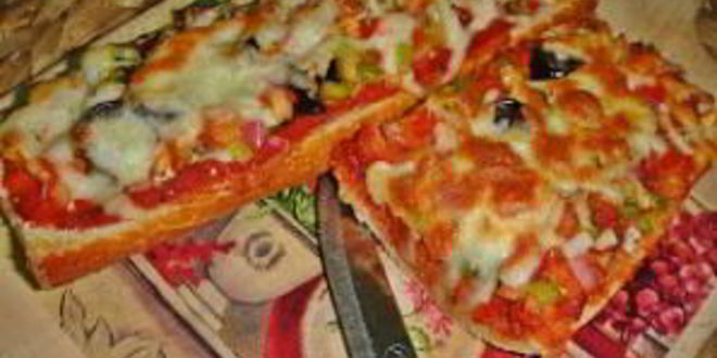 Рецепт пиццы-багета