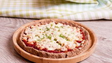 Рецепт Пиццы на основе хрустящих отрубей