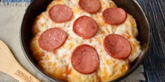 Рецепт пиццы на шариках из теста