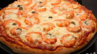 Рецепт Пиццы с креветками в мультиварке
