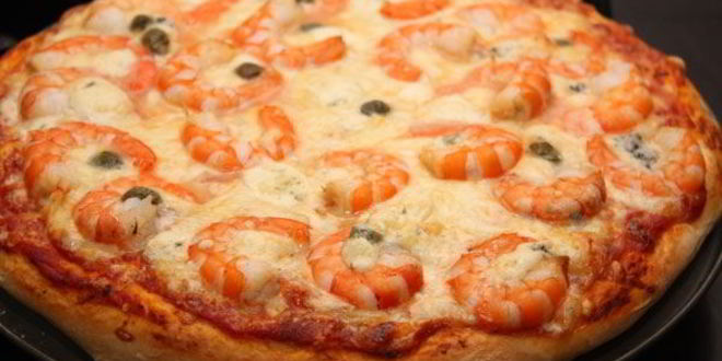 Рецепт Пиццы с креветками в мультиварке