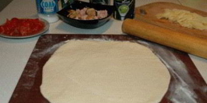 Рецепт пиццы с креветками в мультиварке