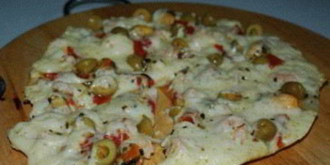 Рецепт пиццы с креветками в мультиварке